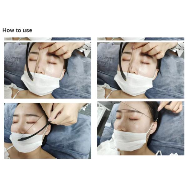 Alloy Tattoo Accessories Eyebrow Microblading Cupid Mapping Ruler With Extra String