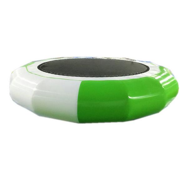 Yellow Inflatable Water Park Toys / Outdoor Inflatable Water Trampoline 5.2*5.2*0.9M