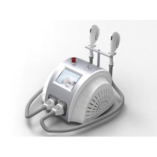 Laser Hair Removal face care beauty machine with Continuous Crystal Contact Cooling/Two Handles