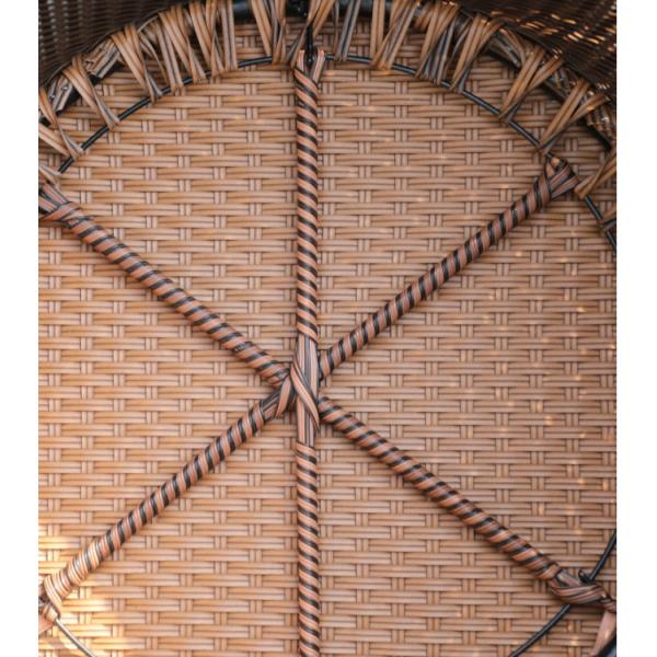 Oval Woven Rope Garden Furniture Bed Leisure Outdoor Sofa Vine Chair Weaving