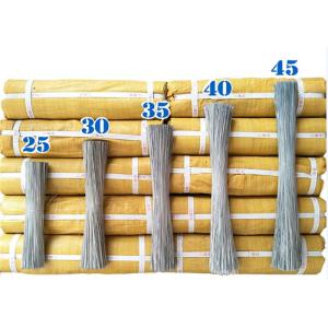 250mm Soft Construction Straight Cutting Galvanized Binding Wire