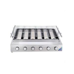 Factory Price Smokeless Barbecue 2 pcs burner Gas CStainless Steel BBQ Grill