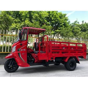Open Body Type 2021 DAYANG 250cc Semi Cabin Cargo Tricycle 300cc Red Color Power