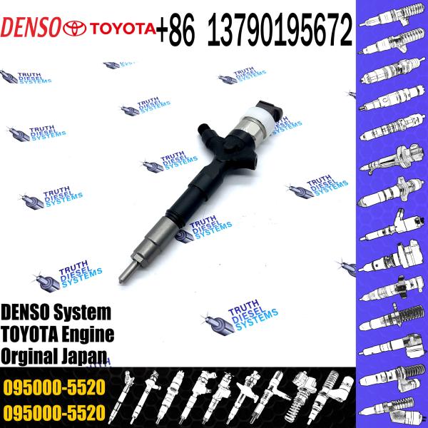High Quality diesel fuel injector 095000-5520 For TOYOTA HILUX 2KD-FTV 23670-0L010