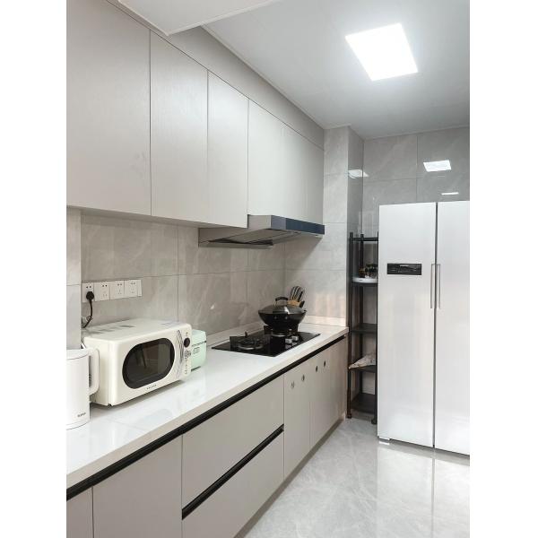 Modern Minimalist Large Kitchen Cabinet With Sink Plywood Cupboard