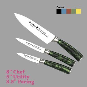 Quality Cerasteel Knife Set(3.5''Paring,5''Utility 8"Chef) for sale