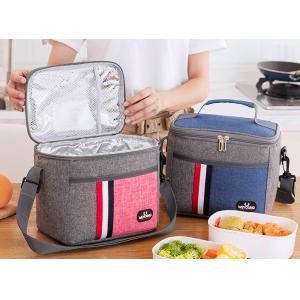 Durable 8000ml Rectangle Insulated Thermal Oxford Cloth Customizable Lunch Bag