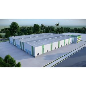 Hot-Dip Galvanized Steel Structure Warehouse Construction Multifunctional
