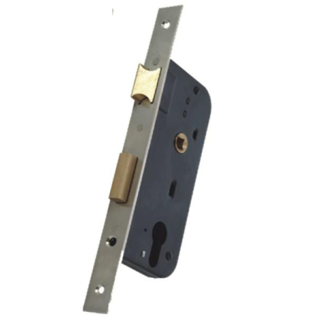 Iron Material Security Rim Lock Big / Small Plate Blade Key With Lock Body