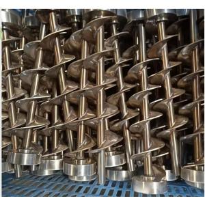 Spiral Flight 316L Blade Shaftless Screw Auger High Performance Auger Screw For