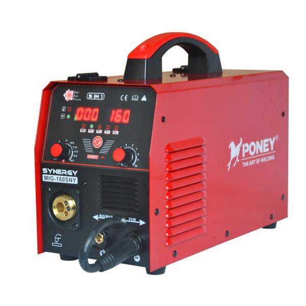 Buy Compact Inveter Synergic MIG Welder 220V Wire Feed Welding Machine at wholesale prices
