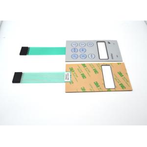 Embossed Tactile Waterproof Membrane Switch With Protection Film On Overlay