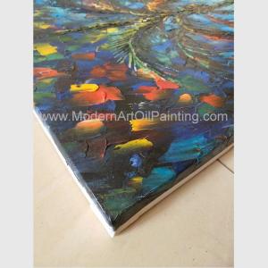 Hand Painted Palette Knife Oil Painting Seascape Gulf of Mexico Wall Art