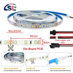 8mm10mm 60leds 3000K4000K6500K DC12V24V Warm White Natural White Die-Cutting