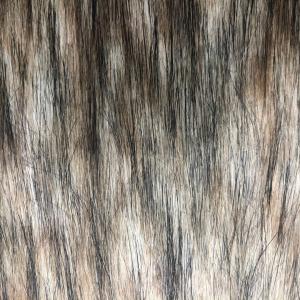 Printed Plush Faux Fur Fabrics for Winter Garment 58/60" Width 1300G/M 100%