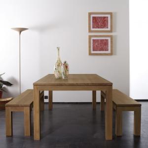 Wooden Dining Table with Modern Design and Eco-friendly Materials