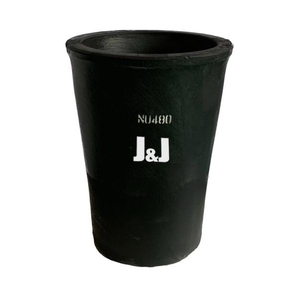 Capacity 1 - 100kg Silicon Carbide Graphite Crucible Induction Heating Straight