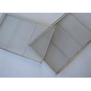 5mm 6mm Outer Diameter Ss Wire Mesh Tray Baking Drying Bbq