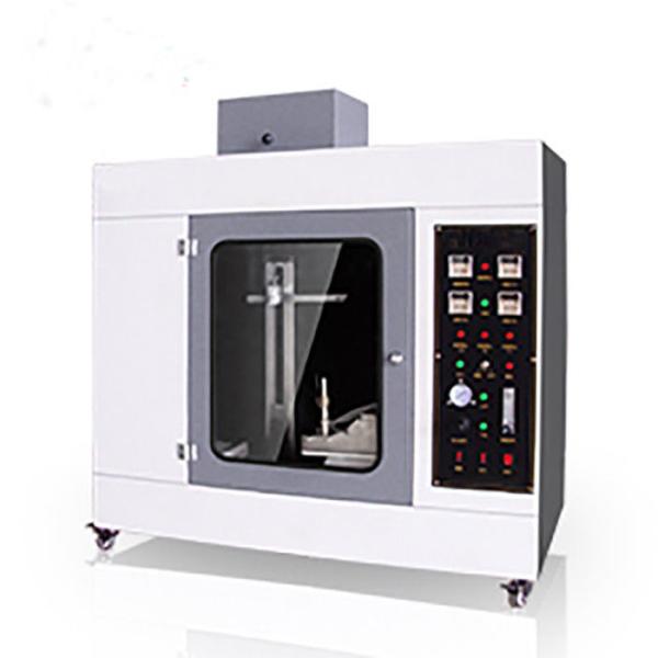 Plastic Horizontal Cable Testing Machine High Precious Vertical Flammability