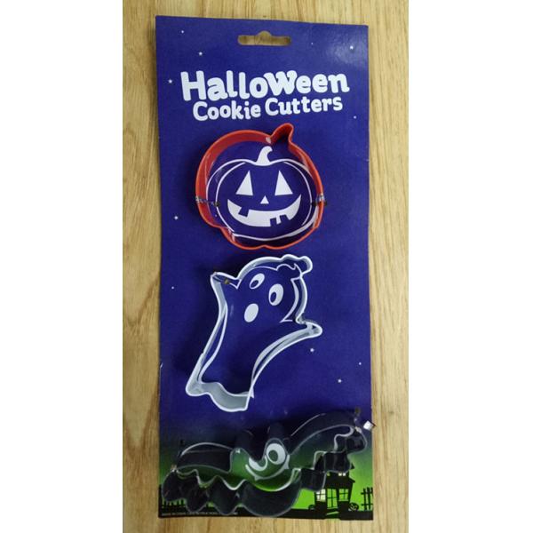 Buy FBTZ102801 Set of 3 Halloween PP spray painting cookie cutters at wholesale prices