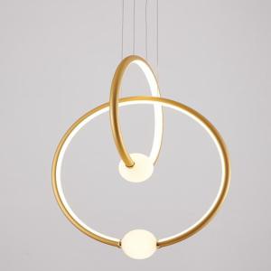 Indoor Modern Circular Ring Chandelier 44w 23w 19w