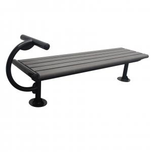 China Outdoor Recycled Plastic Backless Bench For Playground Sit Up Workout on sale