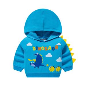 1Y-7Y Children's Sports Shirts Cartoon Dinosaur Hoodie