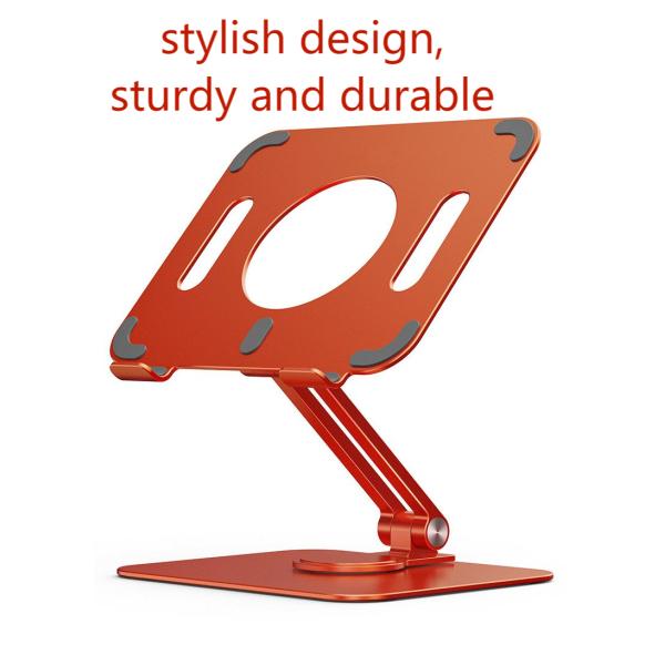 Beautiful Design Aluminum Alloy Material Tablet Stand in Modern 18*16*4.2cm with Stylish