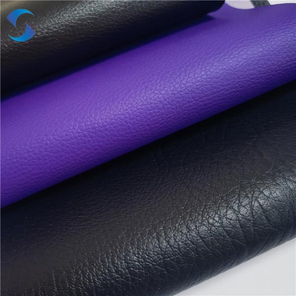 Woven Backing Embossed Leather Fabric for Fashion Accessories sofa set living