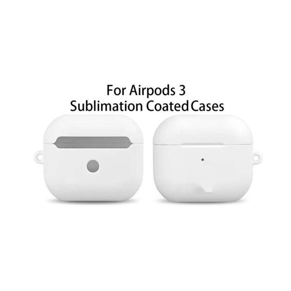 Customized Blank Sublimation For Airpod 3 Case Sublimation Coated PC Earphone Case