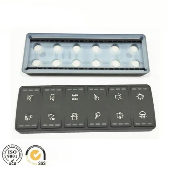 Backlight Silicone Rubber Keyboard For Excavator Control Panel