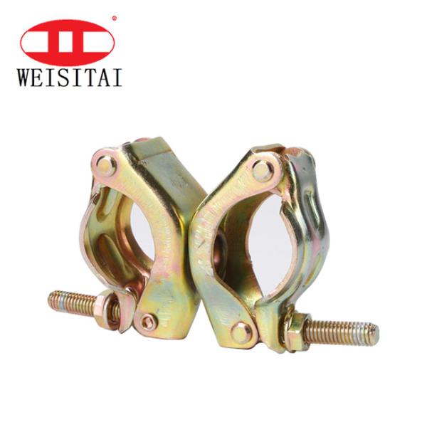 Buy CMA Jis 110 Degree Scaffolding Pressed Swivel Coupler Double Clamp at wholesale prices