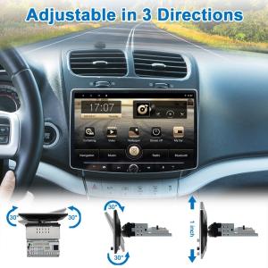 GPS Car Central Control Navigation with 10.1 Inches Android 11 Car Stereo and
