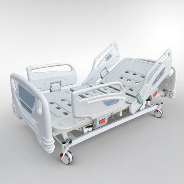 Buy 5-Function Electric ICU Bed With Manual CPR, Battery & Integrated Side Rail Controls at wholesale prices