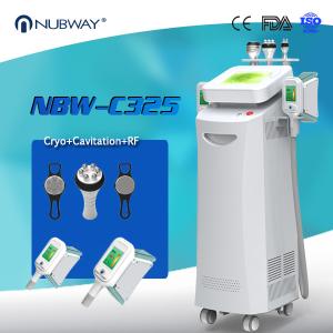 Quality 2017 newest 5 handles Cryolipo Slimming Machine with RF &amp; Cavitation handle Coolsculpting fat freezing machine for sale