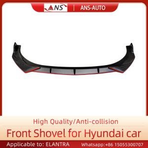 PVC Front Bumper Lip Splitter , Hyundai Elantra Front Spoiler Car