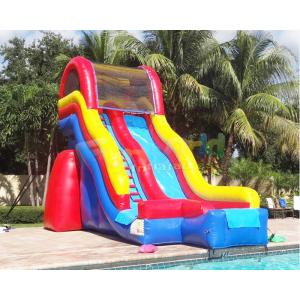 Palm Tree Bouncy Castle Commercial Inflatable Slide For Amusement Park