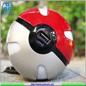 China Hot selling Pokemon ball 10000mah  power bank with night lighting on sale