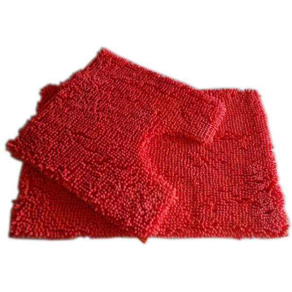 Buy 2pcs Anti Slip Chenille Bath Rug Sets at wholesale prices