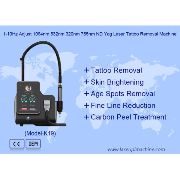 Buy Picosecond 532nm 1064nm 1320nm Remove Tattoo ND Yag Laser Machine at wholesale prices