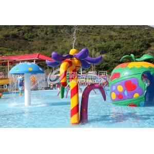 Quality Customized Flower Spray Water Playground Equipment , Amusement Park Equipment for sale