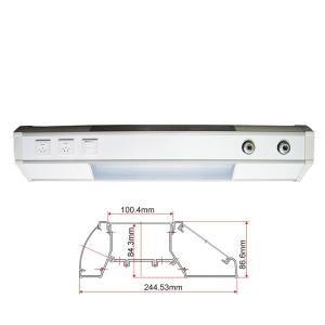 Hospital Vertical Bed Head Unit 1000mm With Gas Outlet