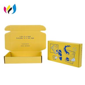 Quality OEM Colored Corrugated Mailing Boxes , Corrugated Paper Dress Shipping Box for sale