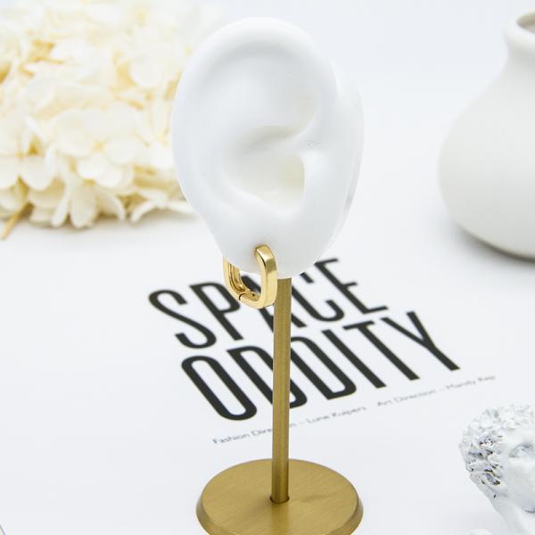 Minimalist Ladies 18k Stainless Steel Earring Jewelry Square Geometric Shape Earrings