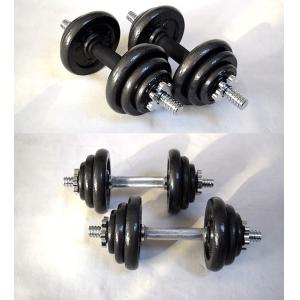 Strength training(weight lifting) adjustable 50kg Black Painting Dumbbell