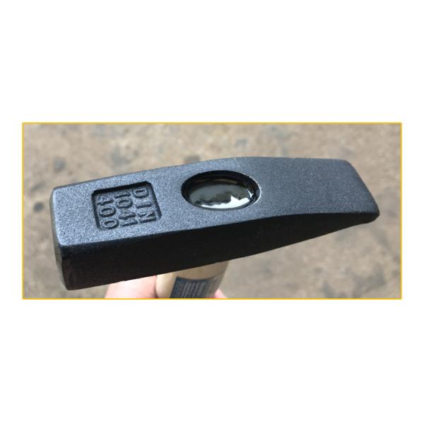 Forged steel Machinist's hammer with ring protect wooden handle