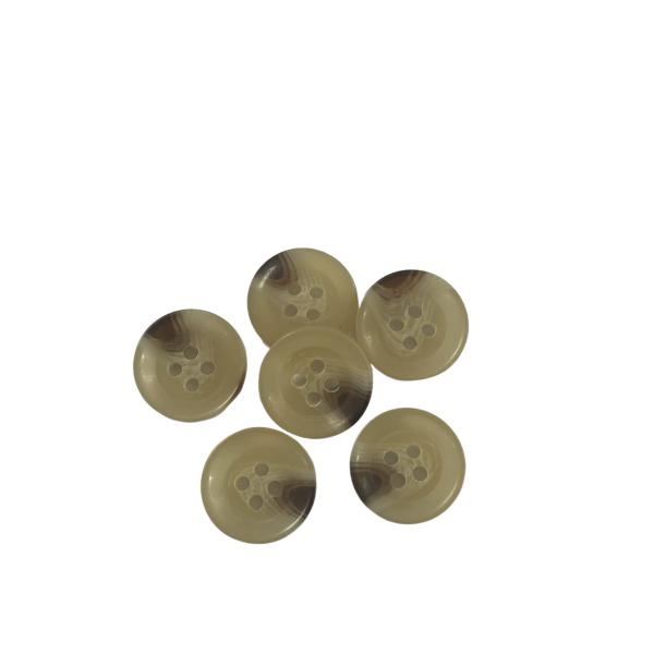 Coat Buttons With Yellow Horn Effect 20L Use For Coat Sweater