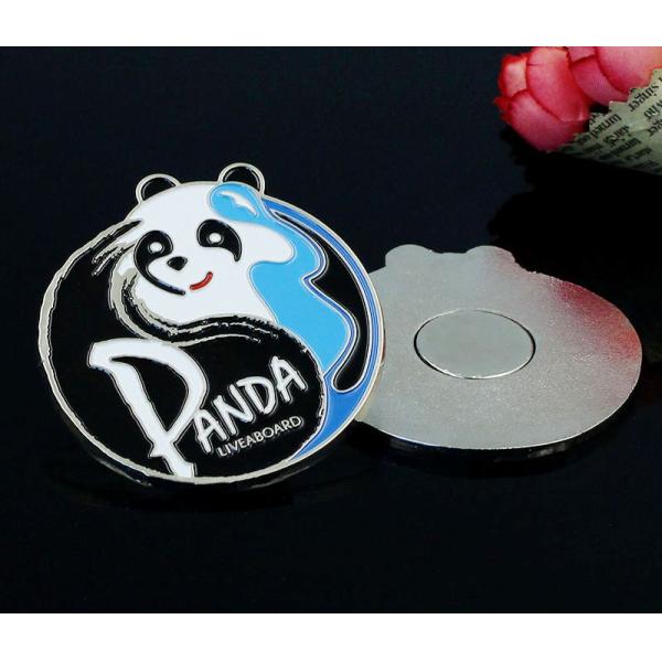 Zinc alloy metal panda magnetic paint refrigerator magnets tourist attractions cartoon enamel refrigerator magnets