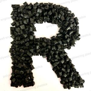 PA66 GF25 Nylon Recycled Plastic Granules Customized Flame Retardant Polyamide