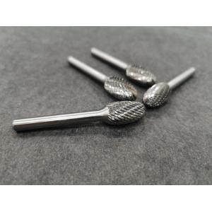 Oval Shape E Carbide Rotary Burr Stainless Steel Cutting Strong Shank And Head